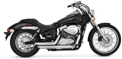 VANCE HINES EXHAUST SHORTSHOTS STAGGERED CHROME HONDA SHADOW VT 750 ...